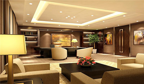 重慶辦公室設(shè)計公司/董事長辦公室裝修/會議室設(shè)計布局