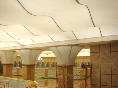 佛山軟膜天花 三水廣告噴繪膜與南海A級防火膜吊頂安裝產(chǎn)品圖集